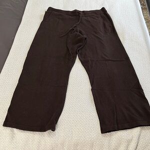 GAP Brown Knit Sweater Wide Leg Pants